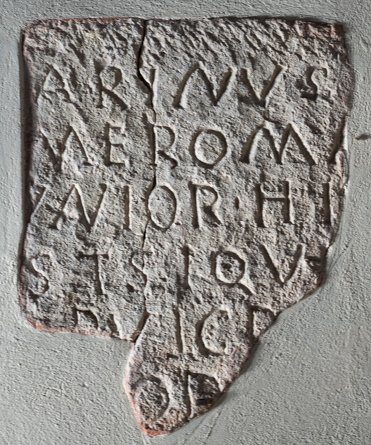 Inscribed front panel of a limestone sarcophagus