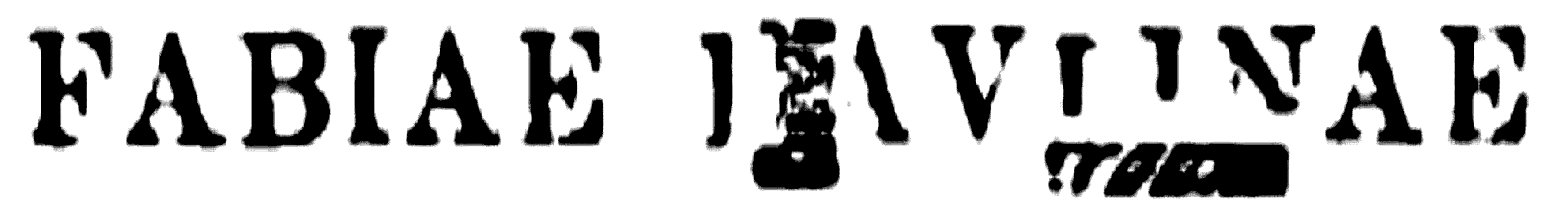 Facsimile of an inscription.