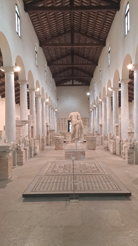 Central nave of the Museo Nazionale di Portogruaro